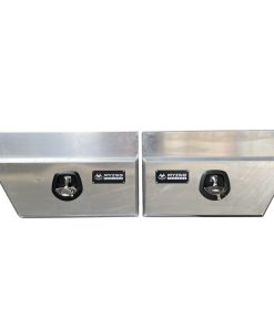 750mm undertray toolbox square flat alloy